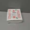 100Pcs Winter Paper Napkins 3 Ply 6.5'' x 6.5" Disposable Funny Christmas Dinner Size Napkins Red Green Holiday Square Beverage Napkins for Xmas Vacation Dinner Kitchen Friendsmas Party Decorations