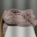 SEALY Electric Blanket Twin Size, Soft Sherpa Heated Blanket Single Control with 10 Heating Levels & 1 to 12 Hours Auto-Off Settings Over-Heated Protection 62"x84" Machine Washable, Rust Red