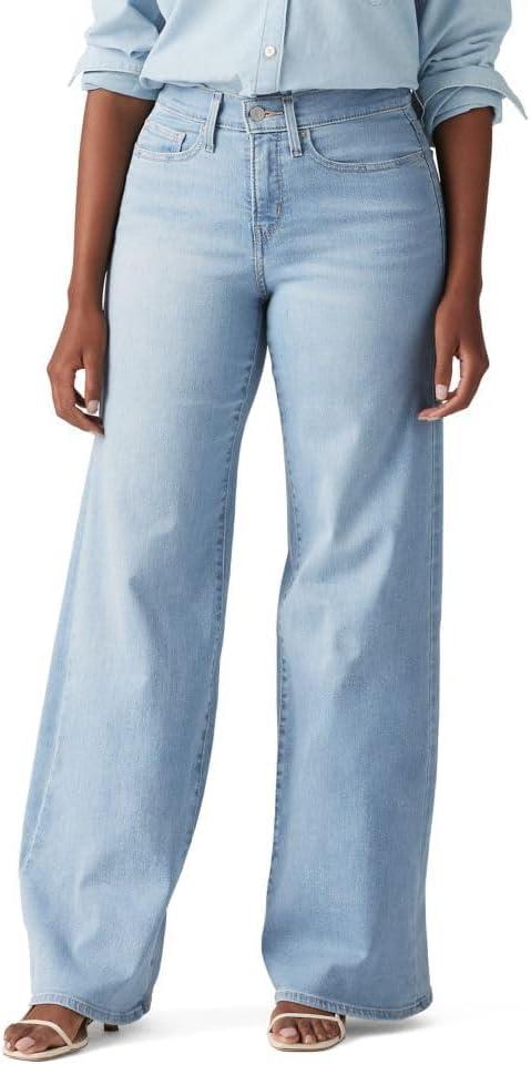 Levi's Women's 318 Shaping Wide-Leg Jeans Size 28, Tall Glass of Water 