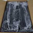 Under Bed Storage with Wheels, XXL 60L Under the Bed Storage Bins, Underbed Storage Containers with Lids & Label, Rolling Metal Drawer for Shoes, Clothes, Books, Toys (2-Pack Black)