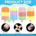 12 Pcs Ice Cream Sidewalk Chalk Bulk Washable Multicolor Sidewalk Chalk Paint Party Favors for Kids Adults Fun Summer Playground Outdoor Activities Painting on Chalkboard Blackboard