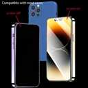 2PCS Glitter Screen Protector Suit for iPhone Air 6.5 inch,Diamond Bling Shiny Sparkling Tempered Glass