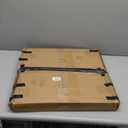 Simple End Table,Modern Side Table with 4 Solid Wood Sturdy Legs for Living Room,Nightstand Bedside Table for Bedroom Balcony (Black)