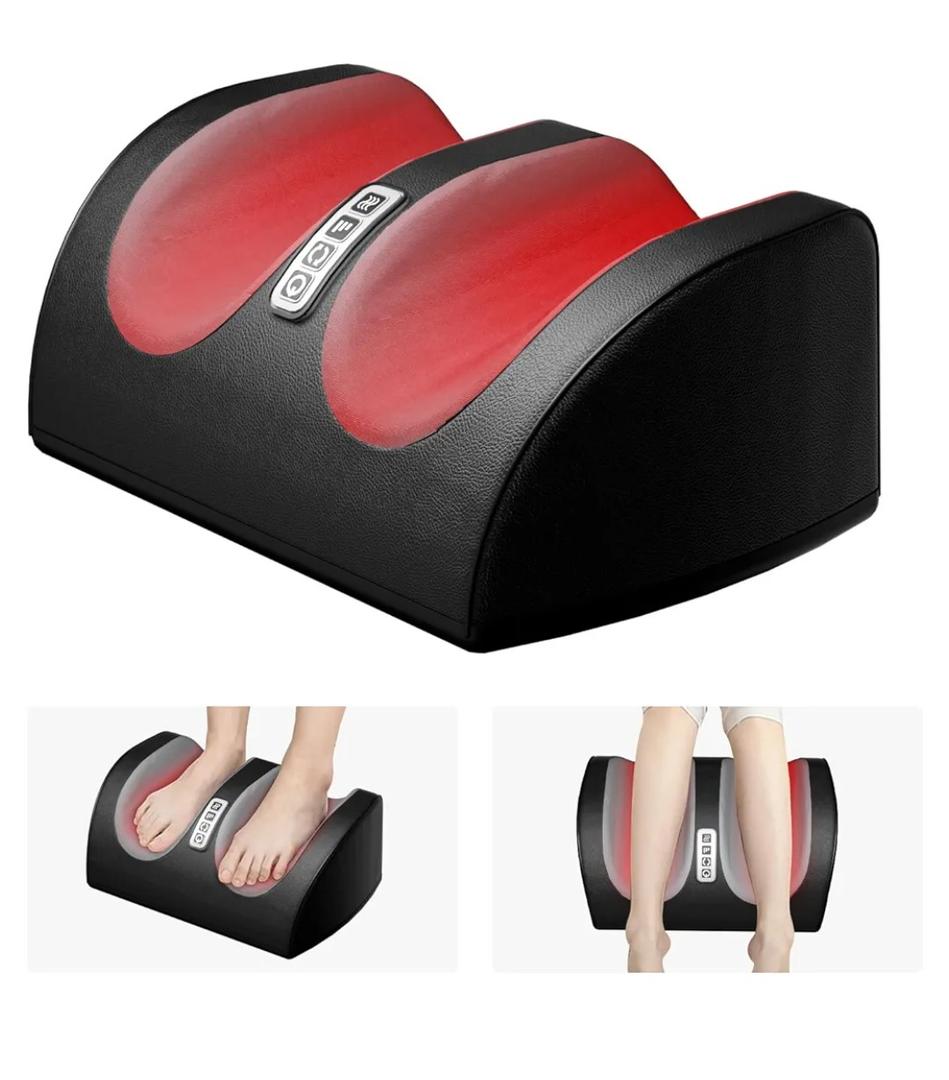 Shiatsu Foot Massager with Heat, FSA Eligible HSA Foot Massager for Foot Massage and Calf Massage, Foot and Calf Massager with Roller, Gifts for Mom & Dad, Valentines Day Gifts