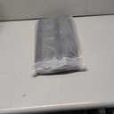 SMRITI Hanging Jewelry Organizer with Dual Zippered Pockets Canvas Double Sided Rotating Hanger Necklace Hanging Wall Organizer Earring Dustproof Holder Wall Mount Accessories Display Bag(Dark Grey)