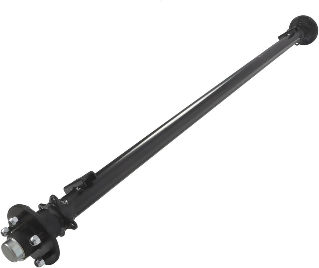 5 Lug Trailer Axle 3500 lbs 73 inch Hubface 58 inch Spring Center 5 * 4.5 Bolt Pattern