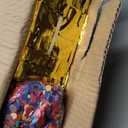 Sratte Piata Birthday Party Decorations Gold Foil Piata with Stick Blindfold Confetti for Boy Girl Birthday Anniversary Celebrations Fiesta Supplies(Number 8)