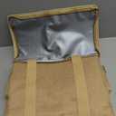 Nook Theory Reusable Insulated Grocery Bag - Leak Proof, X Large Cooler Bag - Insulated Shopping Bags for Groceries - Travel Cooler Bag for Frozen and Hot Food with Zippered Top (Jute)