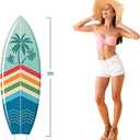 Life Size Cardboard Cutout Standup | Waterproof | Surfboard Blue