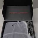 Red Light Therapy for Shoulder with Heat & Massage, 6 Modes 5000mAh Cord-Free Controller Infrared Light with 216 Beads 660nm & 850nm Portable Heated Shoulder Pad, Last 110-240mins