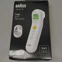 Braun No Touch 3-in-1 Thermometer for Adults, Kids & Babies, Measures Forehead, Liquid and Food Temps, Professional Accuracy & Color Coded Fever Guidance