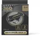 Integral 64GB Secure 360 Encrypted USB3.0 Flash Drive (256-bit AES Encryption)