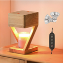 IN HAPPY Candle Warmer Lamp with Timer,Bedroom Home Decor Dimmable Wax Melt Warmer for Scented Wax with 2Pcs 50w Bulbs,Perfect for Jar Candles,Birthday Gifts for Women Mom