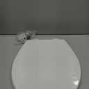 BEMIS 500EC 390 Toilet Seat with Easy Clean & Change Hinges, 1 Pack Round, Cotton White