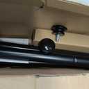 TONIAL Corner Curtain Rods for Windows, 32-86 Inch, Black, Small Cap End
Decorative Drapery Rod, Adjustable for Windows 20-82 Inch, 6/8" Diameter, 22 lbs Weight Capacity, Heavy Duty