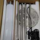 Floor Lamp with Remote Control,Bright Floor Lamps for Living Room/Bedroom/Office, Stepless Adjustable 3000K-6000K Colors and 10-100% Brightness,Standing Light with Foot Switch (Nickel)