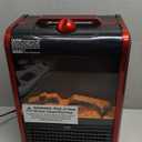 EZ-Heat 1,200-Watt Mini Fireplace Space Heater with Realistic 3D Flame, Stay-Cool Body, Carry Handle, Overheat Sensor, and Safety Tip-Over Switch, MTBNT-12