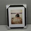 Malden 11x14 Matted Picture Frame - Made to Display Pictures 8x10 with Mat, or 11x13 without Mat - Black