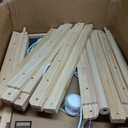 Mloong Stuffed Animal Storage, Wood Stuffed Animal Zoo Storage,Space Save Toy Organizer, Extra Large Capacity Plush Toy Cage,Stuffed Animal Holder,Gift for Nursery Playroom Kidroom Bedroom-54 inch (log color)