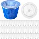 100 Pcs Pool Skimmer Socks Pool Filter Socks Pool Socks for Skimmer Basket Inground or Above Ground Pools, Cleaning Debris and Leaves