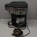 Hamilton Beach 2-Way 12 Cup Programmable Drip Coffee Maker & Single Serve Machine, Glass Carafe, Auto Pause and Pour, Black (49980R)