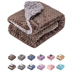 Fuzzy Dog Blanket or Cat Blanket or Pet Blanket, Warm and Soft, Plush Fleece Receiving Blankets for Dog Bed and Cat Bed , Couch, Sofa, Travel and Outdoor, Camping (Blanket (32" x 40"), DG-Eagle Grey)