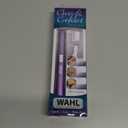 Wahl Clean & Confident Female Battery Pen Trimmer with Rinseable Blades for Eyebrows, Facial Hair, & Light Grooming- Hygienic Grooming & Easy Cleaning with Battery Included - Model 5640-100