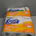 Scott ComfortPlus Toilet Paper, 12 Double Rolls, 231 Sheets per Roll, Septic-Safe, 1-Ply Toilet Tissue, Set of 2
