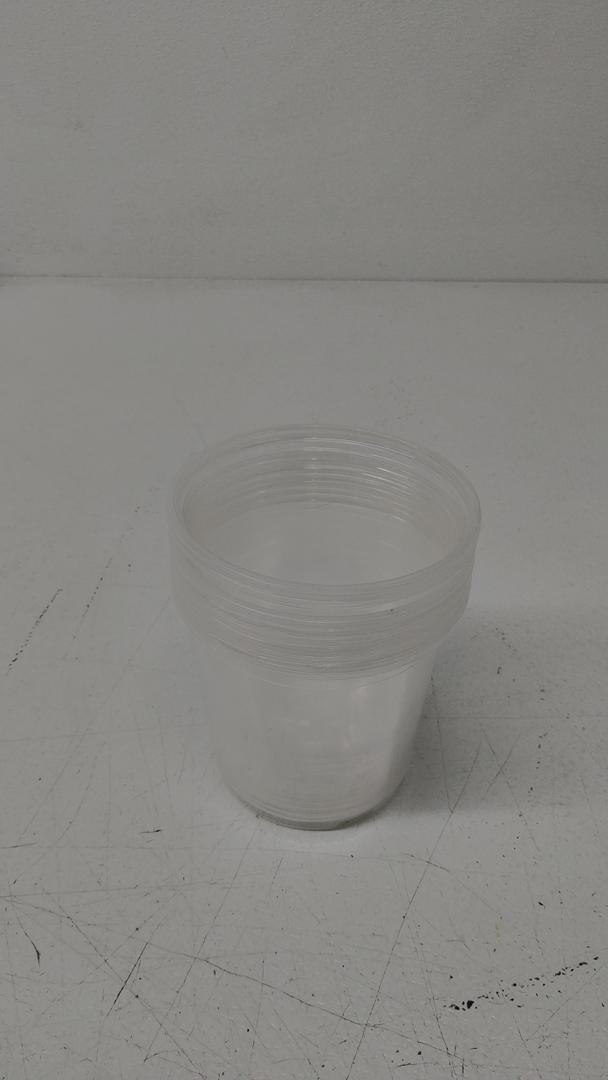 Plastic Canisters Bucket Plastic Storage Buckets 130x120 9 Pieces 5 Inch
