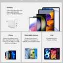 VOLTME USB C Charger 45W, GaN PPS Dual USB C Fast Charger Super Fast Charging 2.0, Foldable Charger Compatible with iPhone 17/16/15/14Series, Galaxy S24/S23/S22 Series, MacBook Air