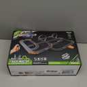Slot Car Race Track Set Electric or Battery Powered Racing Car Track for Kids Boys, with 4 High-Speed Cars and 2 Hand Controllers,Dual Racing Game Toys for Children Age 6 7 8 Years Old