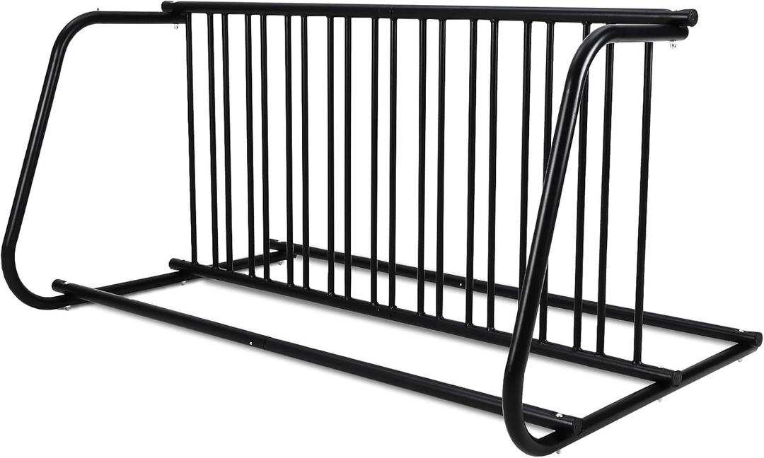 Heavy-Duty 10-Bike Outdoor Bike Rack – Double-Sided Commercial Bike Stand for Indoor & Outdoor Use in Garages, Schools, Retail Stores, Event Venues