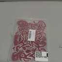 62 Pcs Rhinestone Letter Stickers Crystal Alphabet A-Z Self-Adhesive Letter Patches Bling Glitter Stickers Iron on Letters for Clothing Craft Decor Red