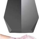 1600W Powerful Hand Dryer, Wall-Mounted Quiet Bathroom Dryer with No-Drill Installation, Compact Automatic Sensor Dryer for Home, Kitchen, Hotel(Black and White) (Black)