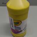 Crayola Washable Tempera Paint For Kids, Yellow Paint, Classroom Supplies, Non Toxic, 32 Oz Squeeze Bottle