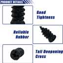4 x Tire Repair Nails, Car Vacuum Tire Repair Rubber Nail Kit, Self-Service Rubber Screw Tire Plugs, Quick Puncture Repair Tools, Suitable for Car, Motorcycle, ATV, Truck, Tire Puncture Repair