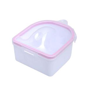 1 Piece Nail Soaking Bowl Nail Remover Soaking Bowl Soaking Soak Bowl Nail Art Polish Remove Wash Soaker Tray Manicure Spa Tool Manicure Treatment Remover, Pink