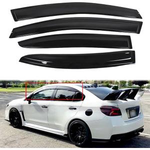4Pcs Window Rain Guard Deflector Replacement for WRX STI
