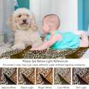 1/10 Inch Ultra Thin 24"35" Large Front Door Mat Indoor Entrance Inside Non Slip, Waterproof Rubber Kitchen Mat and Interior Home Washable Door Mat, Coffee Brown