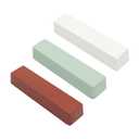 SCOTTCHEN Buffing Polishing Cutting Compounds 12 Oz. Kit - Green Fine/White Medium/Red Coarse - 3 Pack