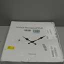 16 Inch Outdoor Clocks, Metal-Frame Outdoor Clocks Waterproof, Silent Outdoor Wall Clock for Patio Pool, Bronze