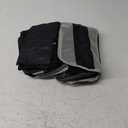 Travel Packing Cubes Set (3 Piece), Ideal for Travel and Closet Organizer (Dark Grey) BIG SAVING!, Black