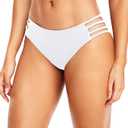 Tempt Me Women Strappy Bikini Bottom Full Coverage Bathing Suit Bottoms Swimsuit Bottom, Large