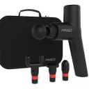 PROfit Percussion Muscle Massage Gun, Rechargeable Deep Tissue Full-Body Massager with Multiple Attachments