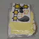 DoubleFill 48 Pcs Hanukkah Suncatchers Craft Kits Make Your Own Hanukkah Stained Glass Craft Kit Religious Christian Tissues Paper for Window Art Activities Xmas Decoration