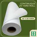 H.B.I. Lightweight Fusible Interfacing White Non-WovenFusible Interfacing for Sewing, Quilt Batting, Batting for Quilting, Fusible Fleece, Iron-On Interfacing for Sewing, 20" x 25 Yards