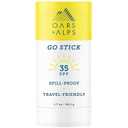 Oars + Alps Go Stick Clear SPF 35 Face Sunscreen, Skin Care Infused with Vitamin E and Antioxidants, Water and Sweat Resistant, TSA Friendly, 1.7 Oz