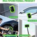 Xindell Windshield Cleaner Tool Inside Car Window Cleaning Kit with 22 Detachable Handle, Interior Windshield Squeegee for Clear Vision, Auto Detailing Kit for Car, Home & Outdoor Windows