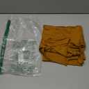 iEvolve Cotton Knitted Baby Swaddle Blanket with Hat Headband Set Newborn Swaddle Wrap Receiving Blankets for Baby Girl Boy 35" x 35"(Ginger)