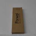 Fixwal Paper Towel Holder Under Cabinet, Single Hand Operable Wall Mount Paper Towel Holder with Damping Effect, Bend-Resistant, Self-Adhesive or Drill Mounting for Kitchen Bathroom, White
